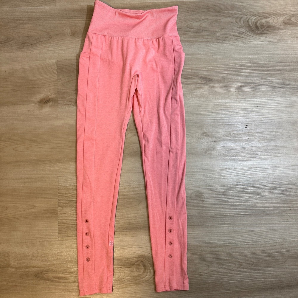 Gymshark Be a‎ Visionary Seamless High Waisted Leggings Coral Pink Size S